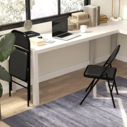 Homcom Estilo De Vida*- 2 sillas plegables Negro