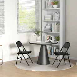 Homcom Estilo De Vida*- 2 sillas plegables Negro