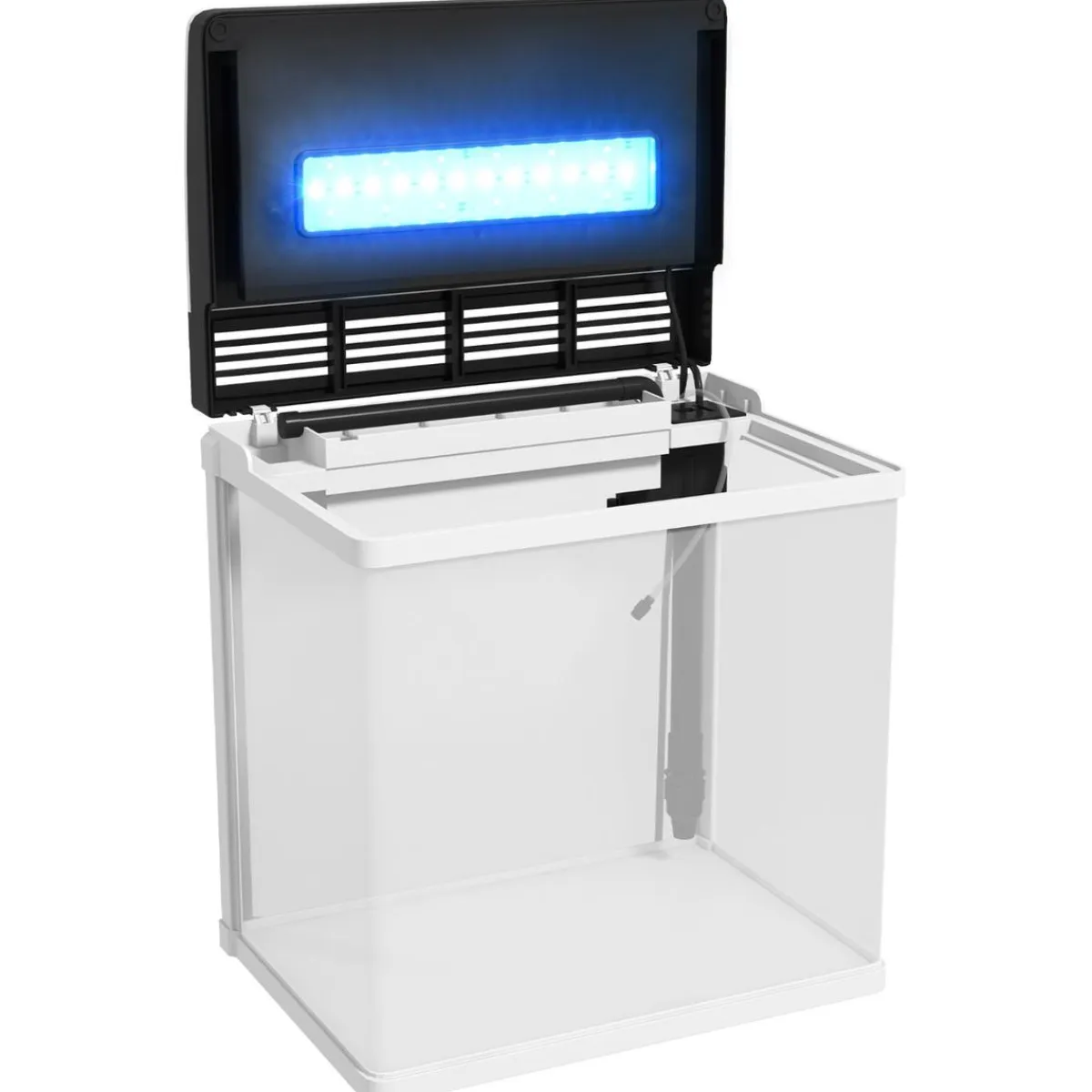 PawHut Steam*Homcom - Acuario 28L con filtro e iluminación