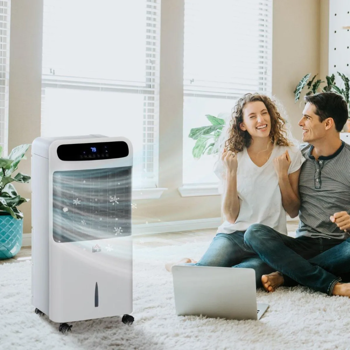 Homcom Figuras De Acción*- Aire Acondicionado Humidificador