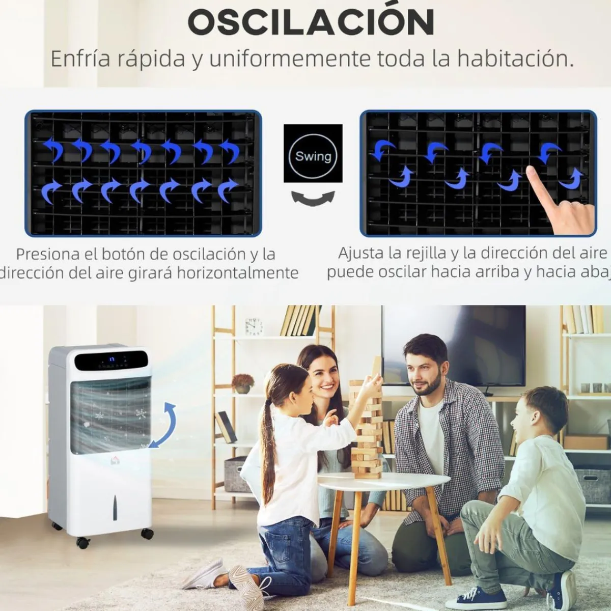 Homcom Figuras De Acción*- Aire Acondicionado Humidificador
