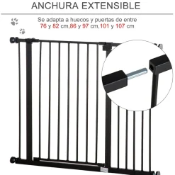 Homcom Coleccionables Y Mini Mundos*- Barrera seguridad para mascotas