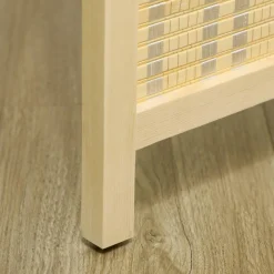 Homcom Estilo De Vida*- Biombo de bambú 4 paneles