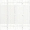 Homcom Estilo De Vida*- Biombo de cuerda de papel 4 paneles