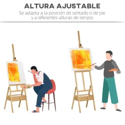 Homcom Arte Y Manualidades*- Caballete de pintura