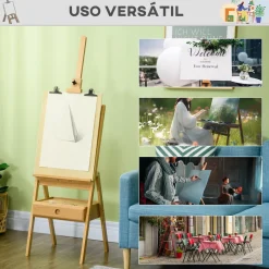 Homcom Arte Y Manualidades*- Caballete de pintura