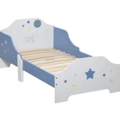 Homcom Estilo De Vida*- Cama infantil estrellas Azul/Blanco