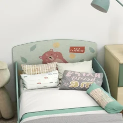 Homcom Estilo De Vida*- Cama infantil Montañas Verde