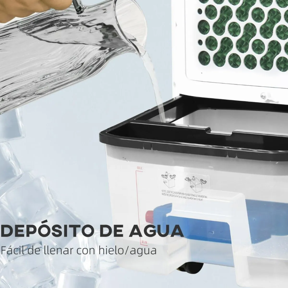 Homcom Figuras De Acción*- Climatizador Evaporativo