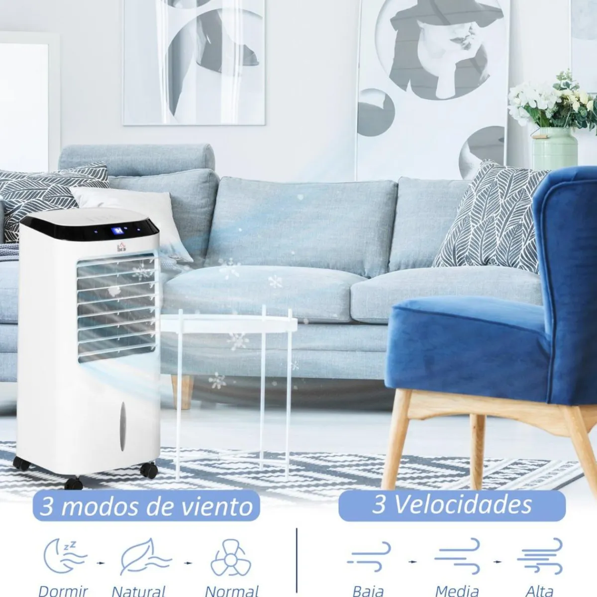 Homcom Figuras De Acción*- Climatizador Evaporativo