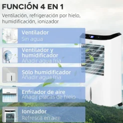 Homcom Figuras De Acción*- Climatizador Evaporativo