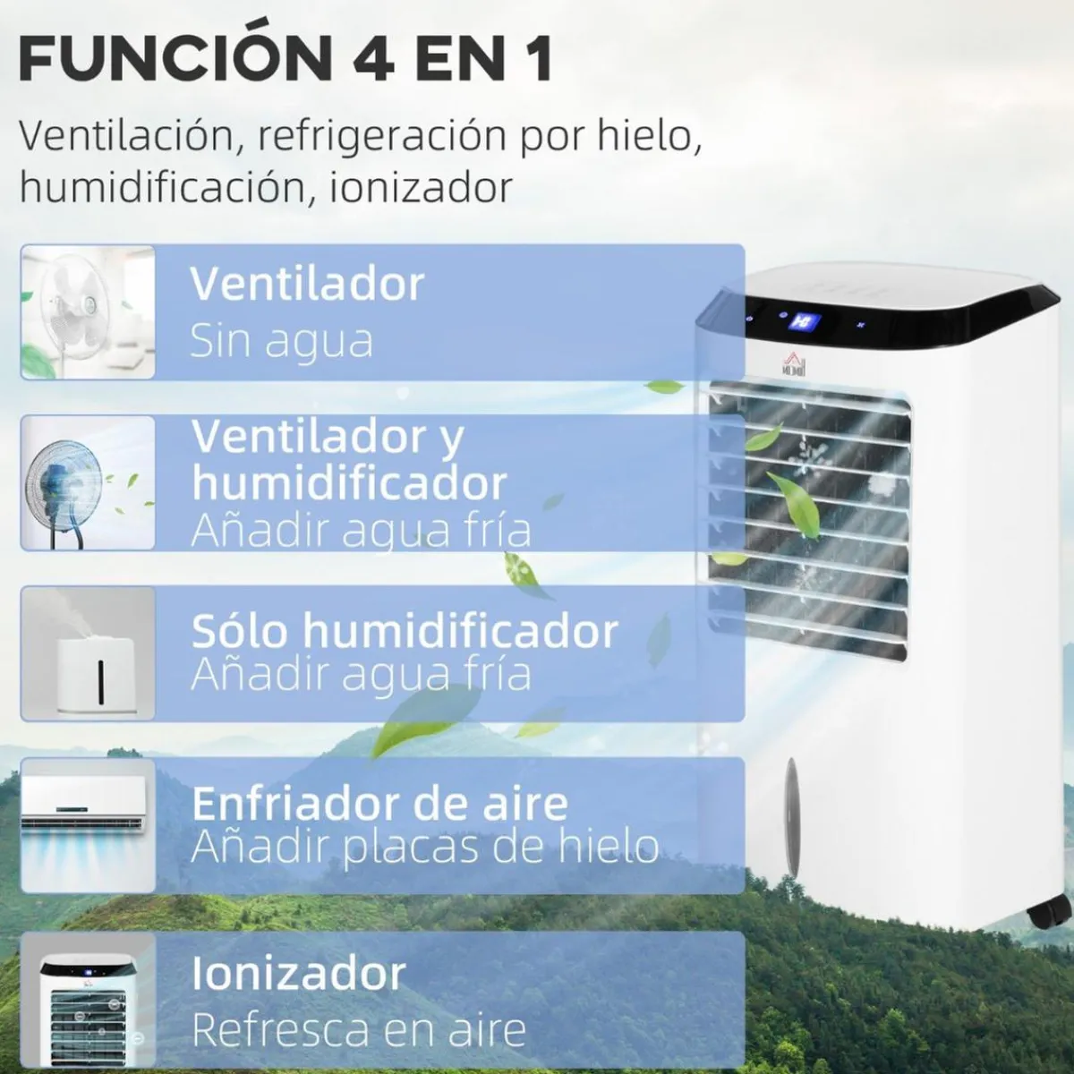 Homcom Figuras De Acción*- Climatizador Evaporativo