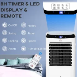 Homcom Figuras De Acción*- Climatizador Evaporativo