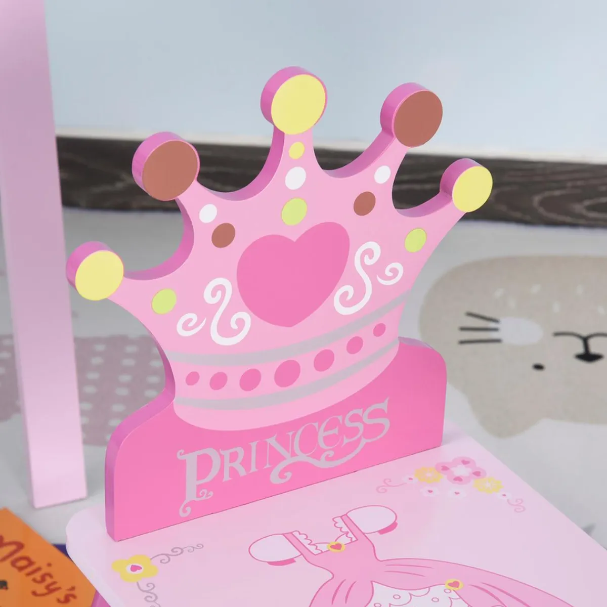 Homcom Estilo De Vida*- Conjunto Mesa + 2 Sillas infantiles Madera Princess