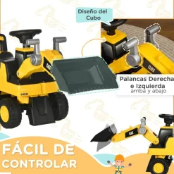 Homcom Vehículos Y Circuitos*- Correpasillos Excavadora