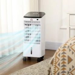 Homcom Figuras De Acción*- Enfriador de Aire Portátil 3,5L