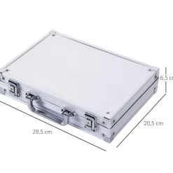 Homcom Juegos Y Puzzles|Friki Zone*- Maletín de poker profesional