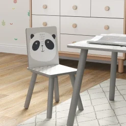 ZONEKIZ Estilo De Vida*Homcom - Mesa con 2 sillas Panda