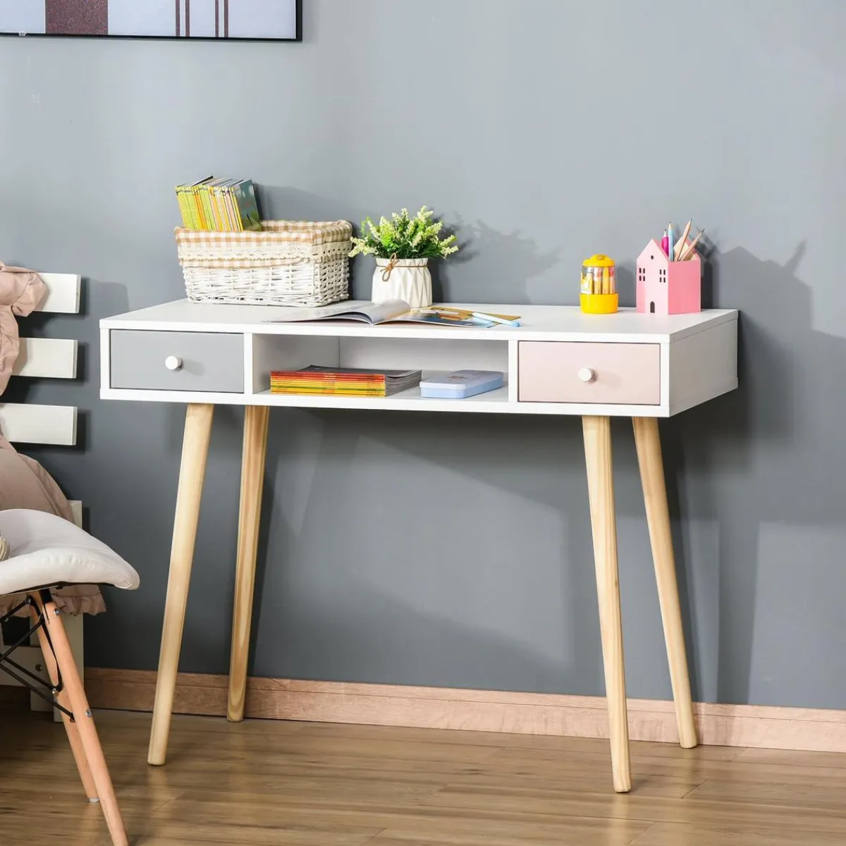 Homcom Estilo De Vida*- Mesa de escritorio infantil