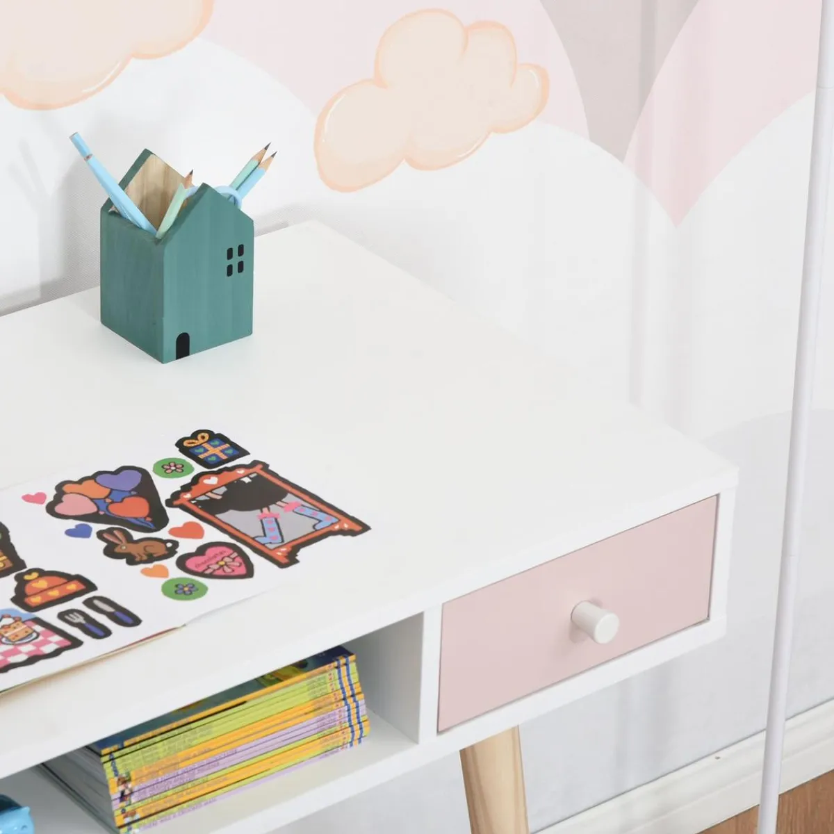 Homcom Estilo De Vida*- Mesa de escritorio infantil