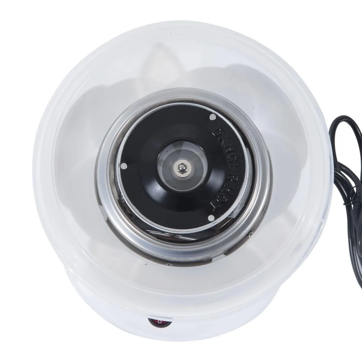 Homcom Figuras De Acción*- Máquina Blanca de Algodón de Azúcar