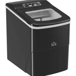 Homcom Figuras De Acción*- Máquina Hielo Negro 90W