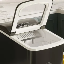 Homcom Figuras De Acción*- Máquina Hielo Negro 90W