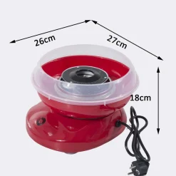 Homcom Figuras De Acción*- Máquina Roja de Algodón de Azúcar