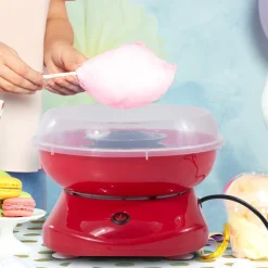 Homcom Figuras De Acción*- Máquina Roja de Algodón de Azúcar