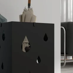 Homcom Estilo De Vida*- Paragüero Negro