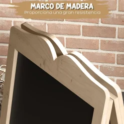 VINSETTO Steam|Arte Y Manualidades*Homcom - Pizarra caballete doble con tizas y plantillas