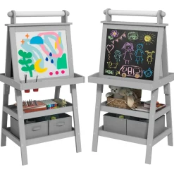 AIYAPLAY Steam|Arte Y Manualidades*Homcom - Pizarra doble cara con caballete