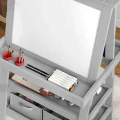 AIYAPLAY Steam|Arte Y Manualidades*Homcom - Pizarra doble cara con caballete