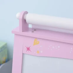 Homcom Steam|Arte Y Manualidades*- Pizarra infantil 3 en 1 con caballete