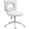 Homcom Estilo De Vida*- Silla infantil de borreguito Blanco