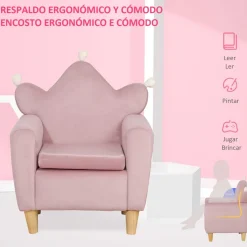 Homcom Estilo De Vida*- Sillón infantil