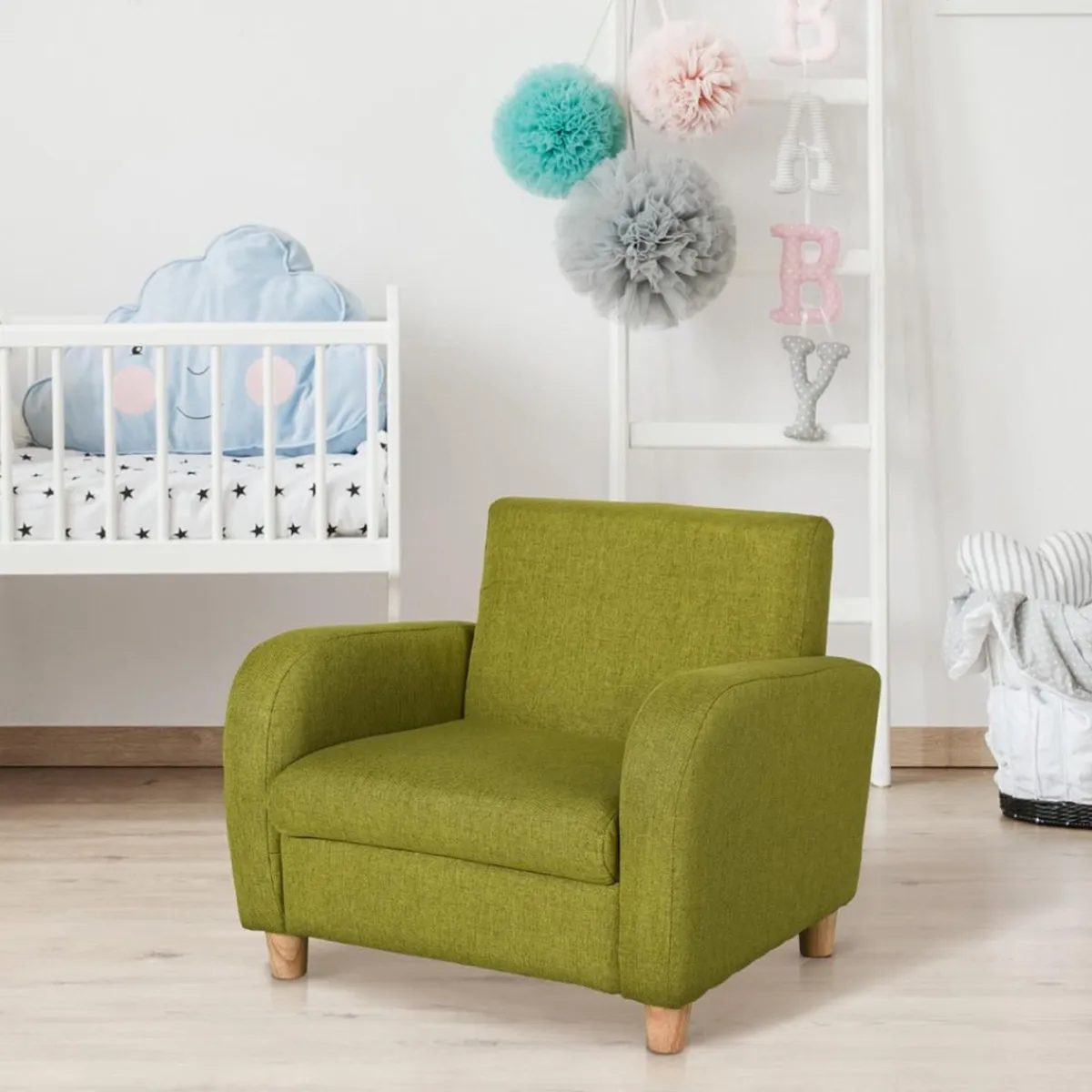 Homcom Entretenimiento·Hamacas Y Columpios|Estilo De Vida*- Sillón infantil Verde