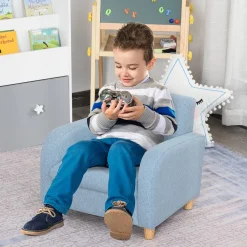 Homcom Entretenimiento·Hamacas Y Columpios|Estilo De Vida*- Sillón tela infantil Azul