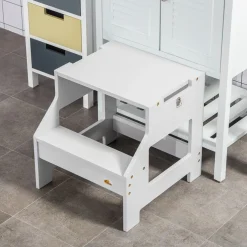 Homcom Estilo De Vida*- Torre aprendizaje 2 en 1 madera Gris