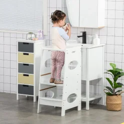 Homcom Estilo De Vida*- Torre de aprendizaje de madera