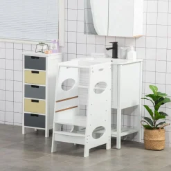 Homcom Estilo De Vida*- Torre de aprendizaje de madera