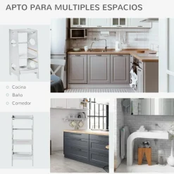 Homcom Estilo De Vida*- Torre de aprendizaje madera Gris