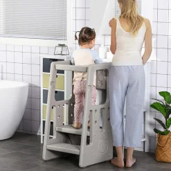 Homcom Estilo De Vida*- Torre de aprendizaje Gris