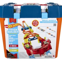 MATTEL Vehículos Y Circuitos*Hot Wheels - Hot Wheels Track Builder Unlimited con 20 pies de pista y vehículo de juguete ㅤ