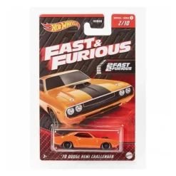 MATTEL Vehículos Y Circuitos*Hot Wheels - Hot Wheels Vehículo de Juguete rápido y furioso surtido (Varios modelos) HNR88