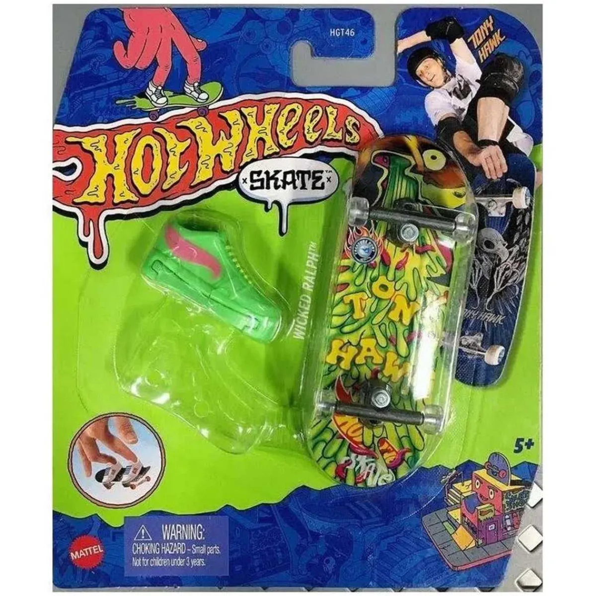 MATTEL Vehículos Y Circuitos*Hot Wheels - Monopatín de juguete con zapatillas para dedos, modelos surtidos (Varios modelos) ㅤ