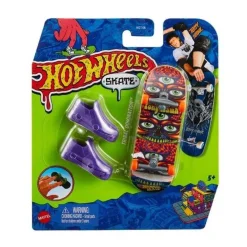 MATTEL Vehículos Y Circuitos*Hot Wheels - Monopatín de juguete con zapatillas para dedos, modelos surtidos (Varios modelos) ㅤ
