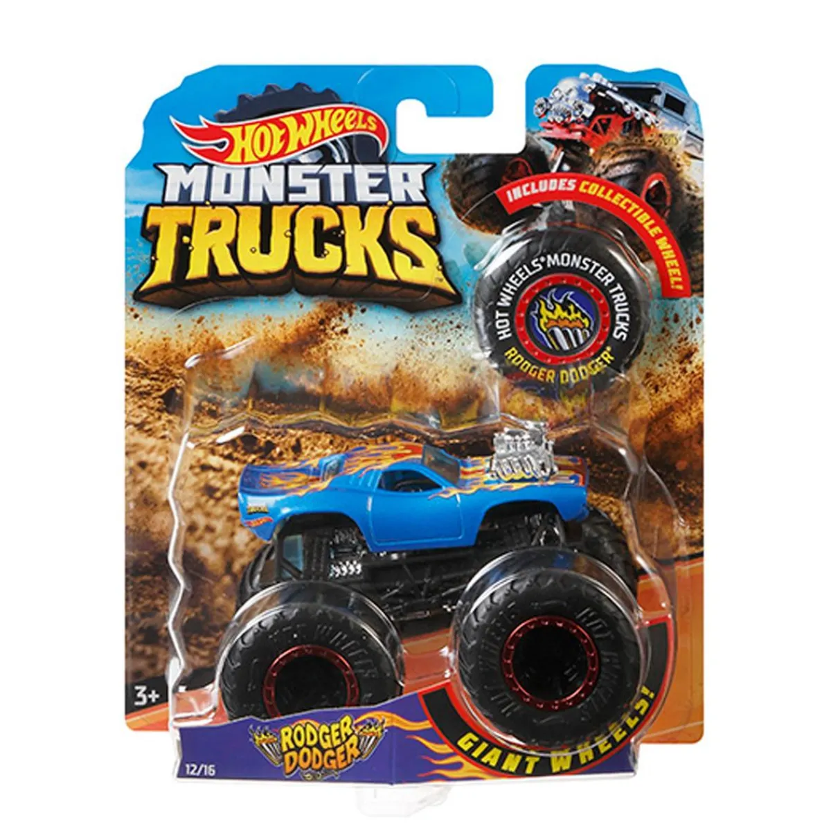 MATTEL ESPANA Vehículos Y Circuitos*Hot Wheels - Monster Truck Vehículo Básico 1:64 (varios modelos)