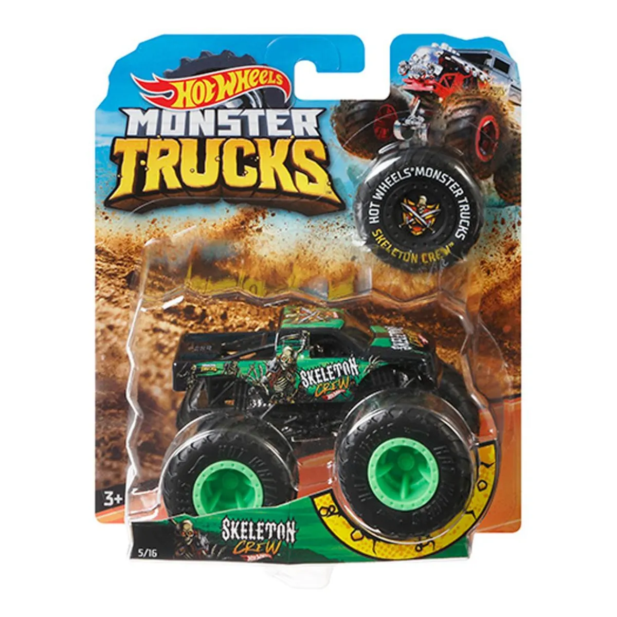MATTEL ESPANA Vehículos Y Circuitos*Hot Wheels - Monster Truck Vehículo Básico 1:64 (varios modelos)