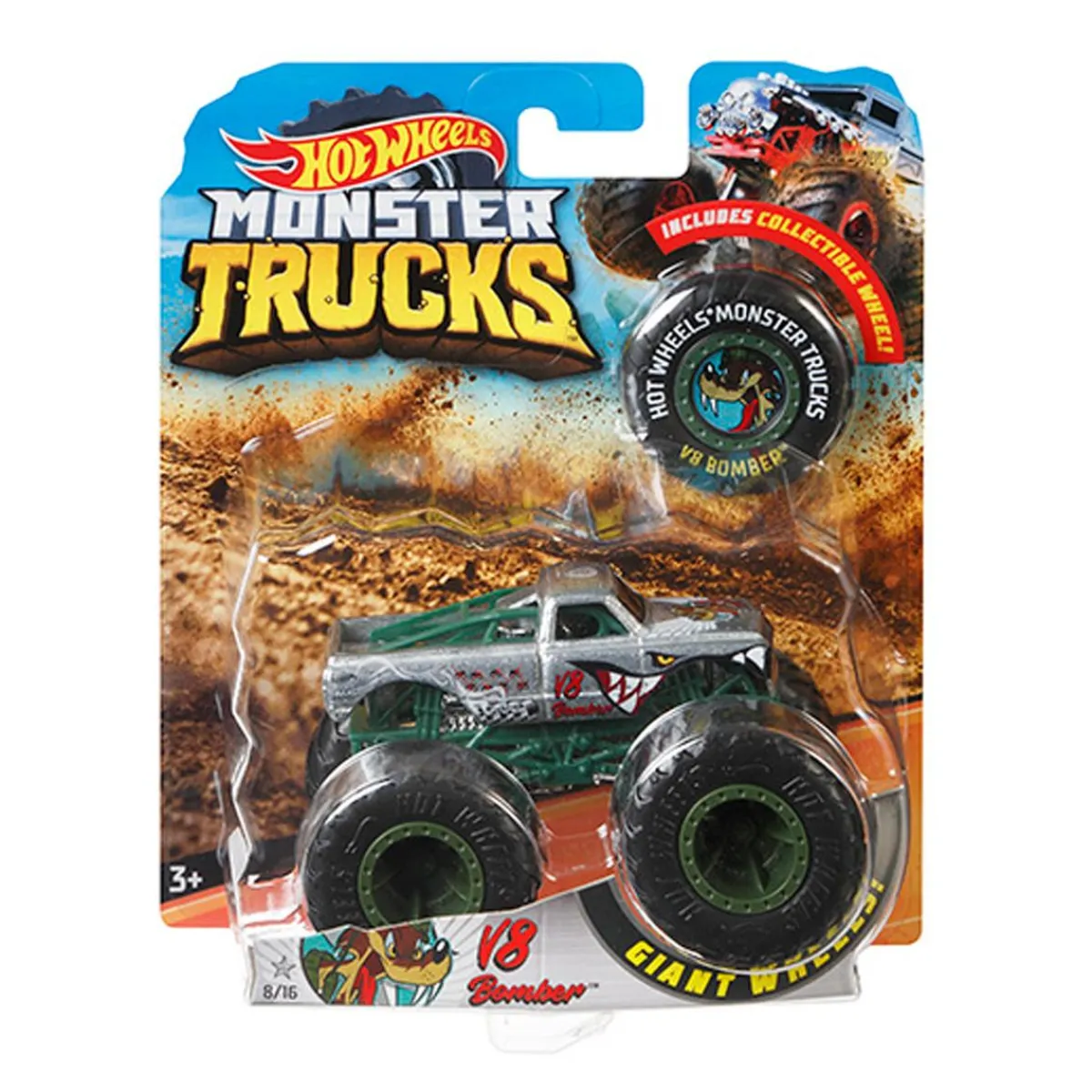 MATTEL ESPANA Vehículos Y Circuitos*Hot Wheels - Monster Truck Vehículo Básico 1:64 (varios modelos)